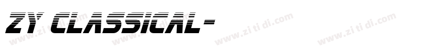 ZY Classical字体转换